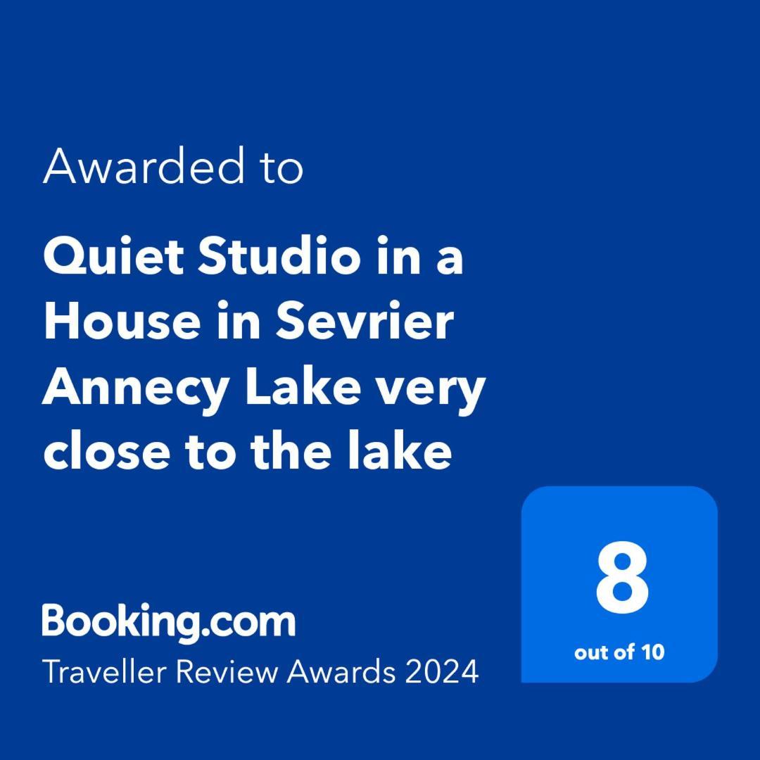 Quiet Studio In A House In Sevrier Annecy Lake Very Close To The Lake Buitenkant foto